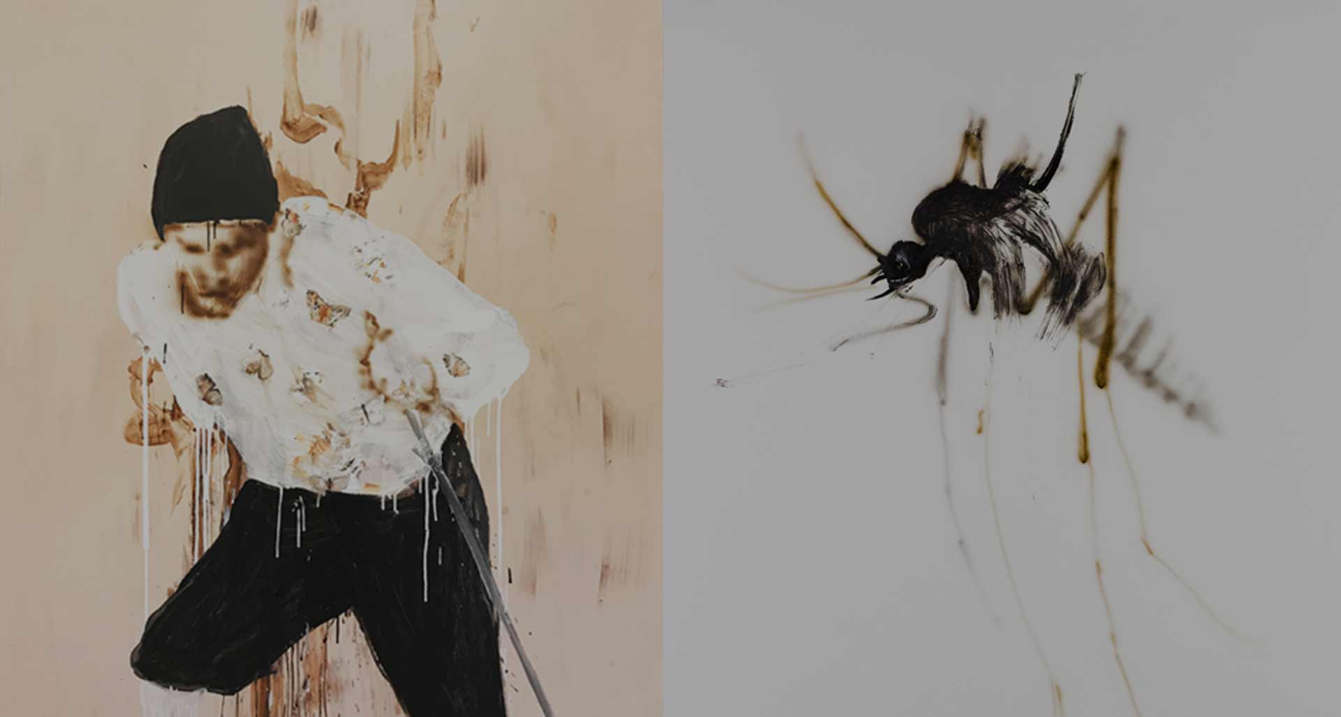 Hanna Kannon maalaukset Mosquito ja Spillings.
